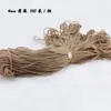 Venta al por mayor del fabricante Cuerda de cáñamo redonda de 1 mm a 10 mm Hecha a mano Bricolaje Decorativa Atada Trenzada Cuerda de cáñamo Cuerda para etiquetas