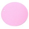Tapete de Isolamento Térmico de Silicone Quente Amazon Fino Tapete Colmeia Jogo Americano Redondo de Silicone Tapete Antiderrapante de Silicone Venda Direta de Fábrica
