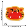 Adesivos Bordados de Gatinho Animal Desenho Animado para Roupas DIY Capa de Celular Adesivos Decorativos Acessórios de Moda Aplique Adesivos de Aplique