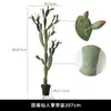 Cactus Simulado Planta Tropical del Desierto De Pie Cactus Falso Grande Columna Planta Verde Decoración de Ventana de Tienda de Ropa