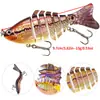 Nuevo señuelo minnow multi-sección de Hengjia, cebo hundible multi-sección, señuelo artificial minnow de dos secciones, cebo duro especializado para trucha
