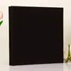 Bestseller transfronteiriço tecido de linho 16 polegadas álbum de fotos adesivo DIY plano cor sólida sem janela casamento viagem álbum de fotos laminado