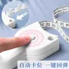 Cinta Métrica Automática para Medidas Corporales, Cinta Suave de Alta Precisión para Medir la Cintura y la Cadera de la Ropa, Uso Doméstico
