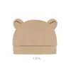 Gorro Fetal Delgado de Primavera y Otoño para Bebé Gorro Fetal para Recién Nacido Gorro de Oreja de una Sola Capa Gorro de Color Sólido para Bebé 0-6 Meses