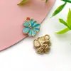 Acessórios de Borboleta Pingando Óleo Flor Amor Inseto Diamante Pérola Coração Pingente Acessórios para Pulseira Colar DIY Mais Vendidos da Amazon