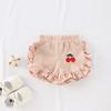 Ropa para Niños 2025 Nuevo Verano Cereza Niños Pantalones de Niños Bebé Trendy Encaje Hongo Shorts para Niñas Venta al por Mayor