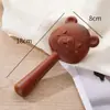 Peine de Cojín de Aire de Sándalo Rojo, Peine de Airbag Tallado para Masaje de Meridianos del Cuero Cabelludo, Peine de Masaje Especial para Mujer con Talla de Zorro, Regalo para Mamá