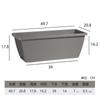 Suministro Directo de Fábrica Lavabo de Verduras Grande Resina Balcón Hogar Plantación Rectangular Lavabo Hollon Lavabo de Verduras Venta al por Mayor