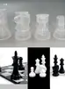 Molde de Silicone Grande para Peças e Tabuleiro de Xadrez 3D Material de Decoração DIY de Resina Molde de Silicone