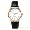 Reloj de hombre superventas transfronterizo, moderno, retro, simple, reloj de cuarzo digital con correa de cuero, envío directo desde el fabricante