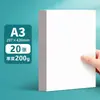 Papel Cartão Branco Holandês A4/A3/8K/4K Espessado 300g Papel Cartão Rígido para Desenho Artístico Transfronteiriço e Cartazes Manuscritos