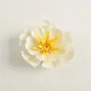 Incensário de Flor de Peônia Artesanal com Base de Flor de Cerâmica Colorida em Degradê, Ornamento de Aromaterapia para Mesa de Casa Presente