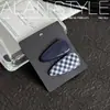 Grampo de Cabelo Xadrez Color Block Lan New Retro Azul e Branco Tabuleiro de Xadrez Toque de Luxo Grampo de Cabelo para Mulheres Presilha Lateral Acessórios de Cabelo
