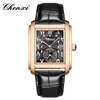Chenxi Novo Relógio Masculino Quadrado Moda Estilo Executivo À Prova D'água Luminoso Calendário Transfronteiriço Comércio Exterior Relógio Masculino Atacado