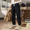 Pantalones casuales de pana para hombre para otoño, pantalones deportivos de chenilla gruesa con retazos, pantalones deportivos de pana para primavera y otoño para hombre