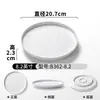 Plato de melamina, plato plano estilo occidental comercial, plato para servir bistec, vajilla de alta gama, plato redondo