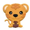 Ímãs de Geladeira de Desenho Animado para Educação Infantil, Doze Signos do Zodíaco, Adesivos Magnéticos Macios Divertidos, Adesivos Criativos para Decoração de Portas e Lousas