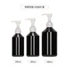Em Estoque Frasco de Loção Verde com Ombro Inclinado 300ml Tipo Pump, Frasco de Embalagem para Shampoo Espesso de Alto Valor 500ml