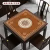 Fornecimento Direto da Fábrica Atacado de Tapetes de Mahjong, Resistentes a Manchas e Fáceis de Cuidar, Tapetes Quadrados, Tapetes de Mahjong Novo Estilo Chinês, Tapetes Antiderrapantes, Tapetes de Mesa de Mahjong
