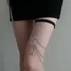Estilo Desejo Puro Sexy Corrente de Perna Cravejada de Diamantes Moda Europeia e Americana Elegante Estilo Ins Personalidade Combinação Total Corrente de Corpo Anel de Perna Corrente de Perna