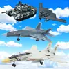 Brinquedo de Montar Quebra-Cabeça Su57 Xujia Modelo Militar Avião Bloco de Construção Montagem Modelo Caça