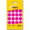 Etiqueta Redonda Tp-19 Magenta Flúor 19Mm