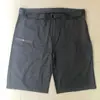 Pantalones Cortos Talla Grande para Hombre Verano Sólidos Cargo Algodón Puro Bolsillos Múltiples con Solapa Pantalones Cortos con Cinturón