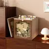 Estantería de acero para biblioteca doméstica, estante de almacenamiento de pie, estantería para niños, estante de almacenamiento de hierro integrado para sala de estar montado en la pared