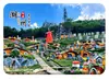 Imanes de Refrigerador de Vidrio Escénicos de la Pradera Yunshang de Huzhou, Souvenirs Turísticos Culturales y Creativos del Paisaje del Parque de Montaña