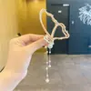 Nuevo Pinza de Presión con Borla Pinza para el Pelo de Hada en la Parte Trasera de la Cabeza Pinza con Colgante de Mariposa Francesa Pinza de Tiburón de Hada Estilo Coreano Accesorios para el Cabello