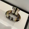 Coleção Particular ~ Garra de Cabelo Oval com Gradiente Creme Presilha de Cabelo Acetato Francês Parte de Trás da Cabeça Presilha Tubarão Acessório de Meio Cabelo Feminino