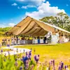 Hotel Tenda de dossel de luxo selvagem, Tenda de casamento de acampamento ao ar livre de alta qualidade, Acampamento de team building de luxo leve, Jantar, Pousada, Experiência nômade