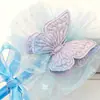 Varita Mágica Navideña de Hielo y Nieve con Lazo Navidad Niños Lindos Princesa Bala Bala Pequeña Hada Mágica Varita de Hada Mágica