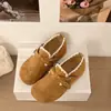 Zapatos de mujer tipo Birkenstock, con plataforma gruesa, que aumentan la altura, totalmente cerrados, nueva colección otoño/invierno 2026, planos sin cordones, estilo coreano, zapatos de mujer súper versátiles y modernos