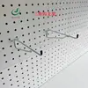 Tablero Perforado Redondo de Acero Inoxidable con Diámetro de Agujero Pequeño y Espaciado Grande de Agujeros Ganchos Accesorios para Organización y Almacenamiento en el Hogar Ganchos para Cestas de Almacenamiento