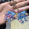 Chaveiro Elemento 67 Roubo Cerebral Transfronteiriço Padrão Pingente Acrílico Liso Pingente Plano para Mochila