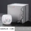 Taza de Té de Vidrio para Mujer Taza Maestra de Cerámica Taza de Té Kung Fu para el Hogar Taza Individual de Vidrio Set de Té Retro de Jade Taza de Té