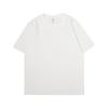 Camiseta Pesada, Camiseta Básica de Manga Curta 100% Algodão para Homens, Cor Sólida, Versátil, Simples, Básica para o Dia a Dia, Estilo Casual Retro, Manga Curta