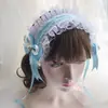 Nueva Banda para el Cabello de Encaje con Lazo Estilo Lolita Suave para Chicas lolita Accesorios para el Cabello Dulces Versátiles kc Estilo lolita