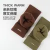 Capa de Meia Tricotada, Espessa e Quente, com Etiquetas Metálicas, Meias Push-Up, Fio Grosso de Malha Dupla de Inverno, Estilo Y2K Hot Girl, Fabricação Oem/Odm