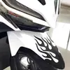 Pegatinas de Motocicleta Filipinas Transfronterizas, Calcomanías Decorativas Grabadas Huecas para Guardabarros Delanteros, Pegatinas Decorativas de Llama para Vehículos Eléctricos
