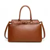 Bolso de Hombro Transfronterizo bolsos2025 Nuevo Bolso Tote Retro Europeo y Americano Gran Capacidad Simple para Viajar Bolso de Axila