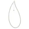 Diseño Retro de Nicho Cadena para Clavícula de Perla de Imitación Moda Lujo Accesible Collar de Perlas Joyería Ajustable con Cordón para Mujer
