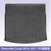 Adecuado para Chevrolet Cruze 2016-2021 Tapetes de Piso TPE Material 3D para Todo Clima Tapete de Cajuela