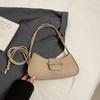 Bolso de Hombro Simple de Alta Gama Estilo Nuevo para Mujer Verano 2025 Estilo Coreano Moderno Bolso de Hombro Moderno Bolso Cruzado Moderno Bolso Bagel
