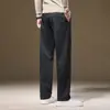 Calças Casuais de Negócios Masculinas para Outono, Soltas, de Perna Reta, Simples, Longas, Tendência, Versáteis, Leves para Negócios