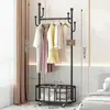 Arara de chão para quarto, varanda móvel, sala de estar da casa, varal de roupas moderno e luxuoso, cabide simples