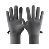 Guantes Cálidos para Hombres y Mujeres, Ciclismo, Otoño e Invierno, Delgados, Con Felpa, Antideslizantes, Cortavientos, Forro Interior para Esquí, Conducción, Deportes, Exteriores