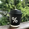 Copo de Café Descartável com Tampa para Bebida Quente Leite de Soja Chá com Leite Copo de Papel Kraft para Embalagem Comercial Yixu Bebida Fria Shihuai
