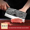 Picador de Cocina Doméstico Longquan Acero Alto Carbono Forjado Libre de Afilado Patrón Martillado Afilado Cuchillo de Chef para Carne al por Mayor